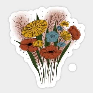 Bunch of flowers Sticker